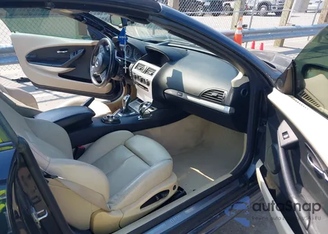 2010 BMW 650I из США, поврежденный, VIN WBAEB5C59AC225809